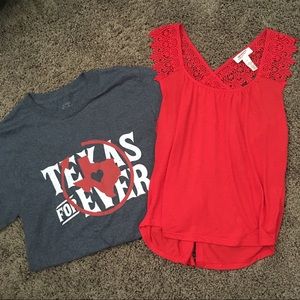 🔥 TX Love Shirt Set ❤️ Size S